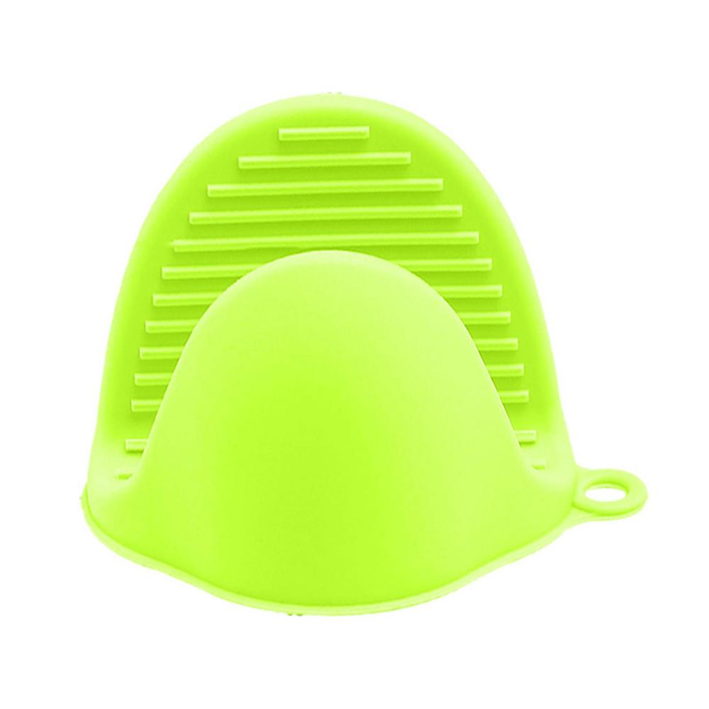 Dicke Silikon-Ofenhandschuhe Hitzebeständig Mikrowellen-Griffe zum Kochen Rutschfest Verbrühschutz Topflappen-Clips für die Küche