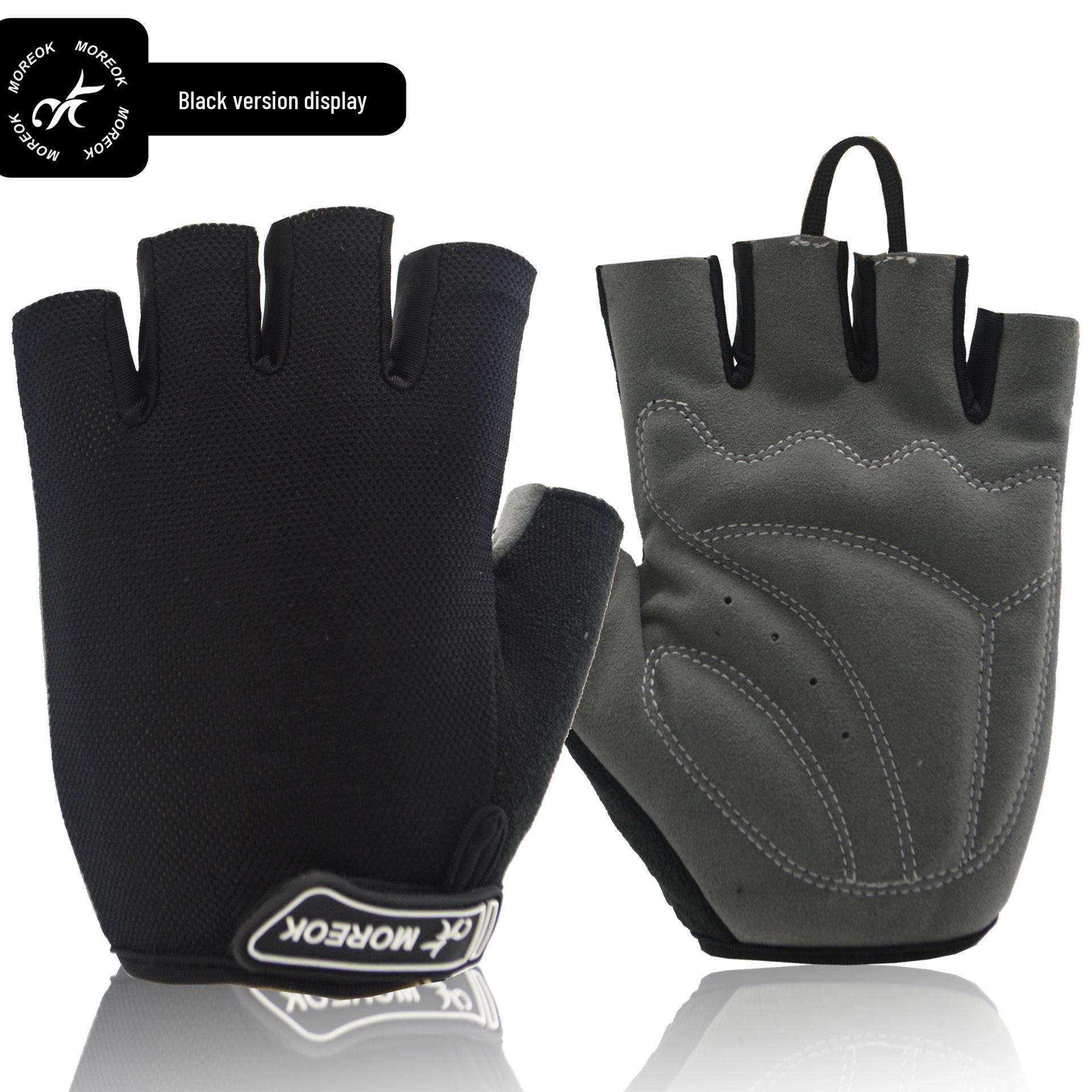 New Mountain Road Bike & Motorcycle Half-Finger Riding Gloves for Outdoor Sports M