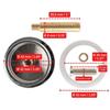 Bouchon de baignoire - AIMOONSA - Ø43 mm - Laiton massif - Joint silicone - Hauteur réglable 32-52 mm