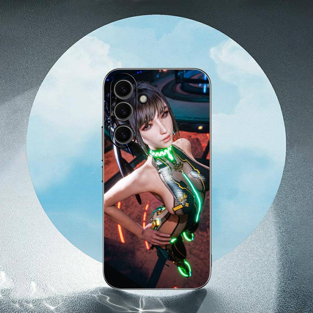 Stellar Blade ANIME For Samsung Galaxy S25 S24 S23 Ultra S22 S21 Plus S20 Black Soft Silicone Protective Case