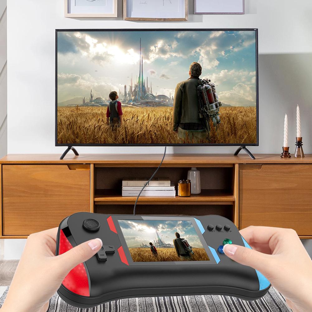 X7M Retro Video Game Console Built-in 500 Games Handheld Game Console HD/AV Output Mini Game Console Gift for Boys Girls
