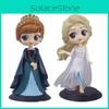15cm Elsa Anna Action Figure Toy Model Cake Topper Home Decor Birthday Gift
