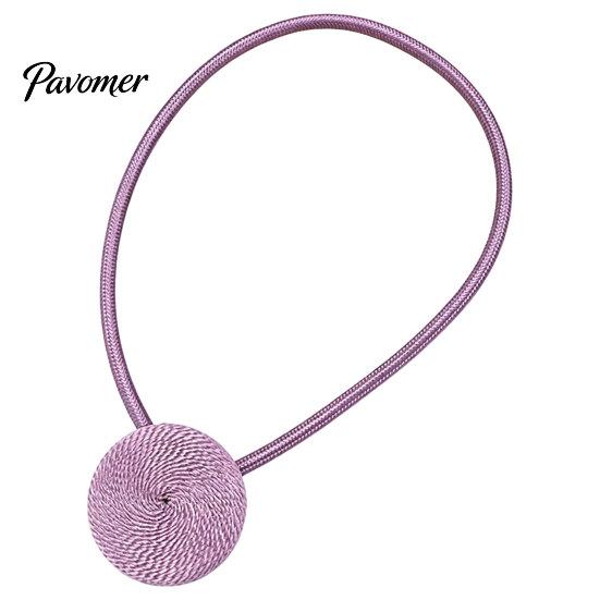 Magnetic Curtain Tiebacks Tiebacks, Modern Rope Tie Backs, Easy To Use Clips Decorative Drapes Holdbacks for Home Indoor Bedroom Office Strong Magnet
