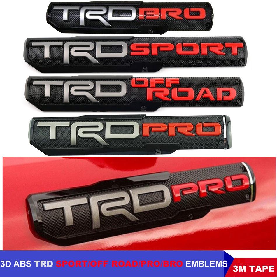 Tundra TRD PRO Sequoia Car Door Side Stickers Logo (ABS)