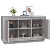 Aparador Sonoma Cinza 102 x 35 x 60 cm Aglomerado