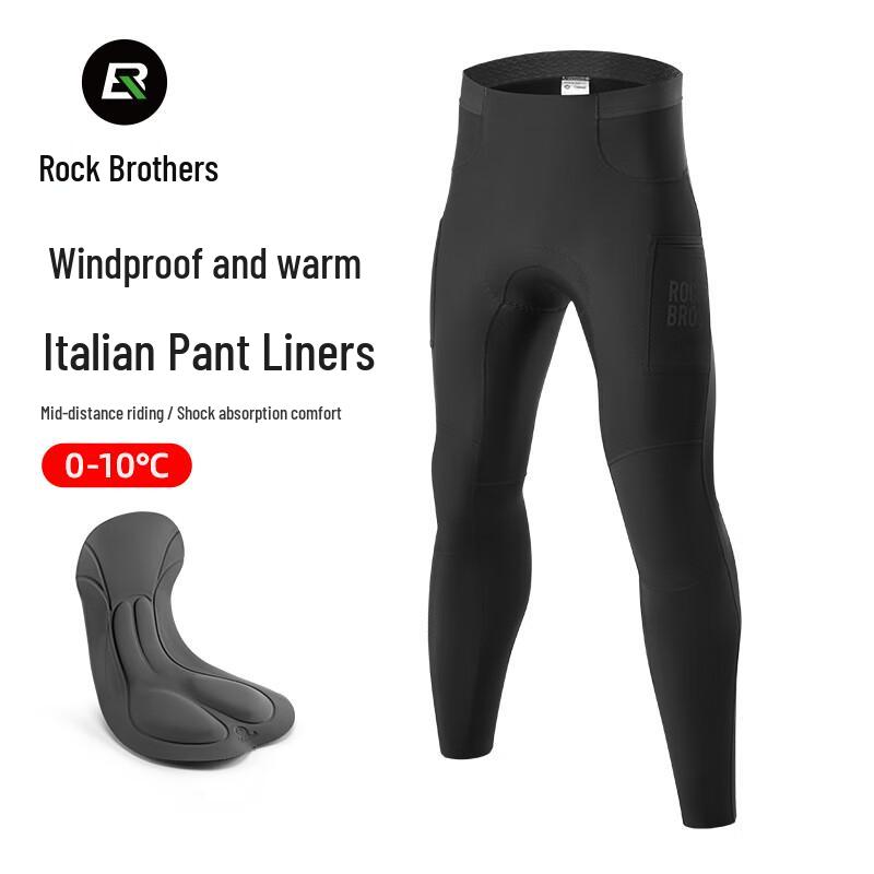 Rockbros Men's Fleece Windproof Cycling Pants