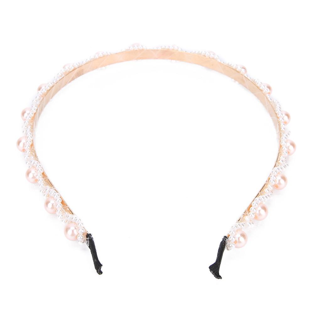 Fashionable Faux Pearl Headband Comfortable Wedding Headband Party Hairband For Women