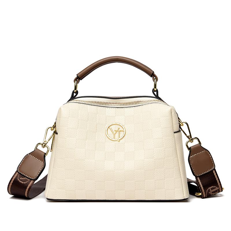 

Роскошный дизайн, модная женская сумка в британском стиле, повседневная уличная сумка через плечо, женская сумка через плечо из искусственной кожи премиум-класса белый