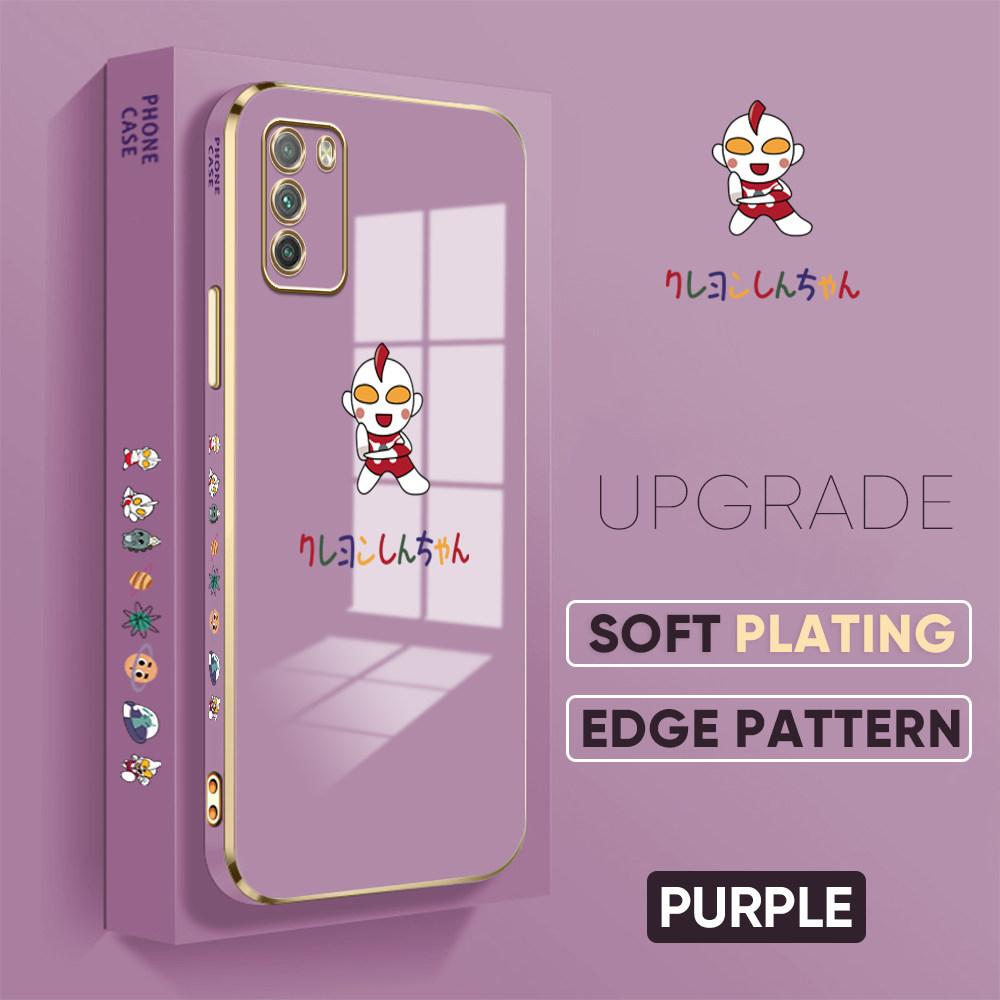 Bunte Druckmuster Quadratisches Randmuster Gehäuse Überzogene Telefonschale Luxus Überzogene Weiche Telefonhülle für Huawei Honor Xiaomi Redmi