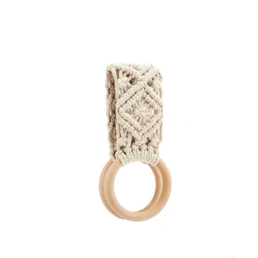 Cotton Rope Hand Towel Hanger Boho Style Wall Towel Rack New Towel Ring Holder  Washroom