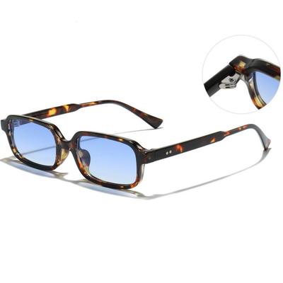 Fashion Rectangle Sunglasses Men Women Small Square Frame Glasses Trendy Eyewear Sunshade Beach Sun Glasses Car Goggles