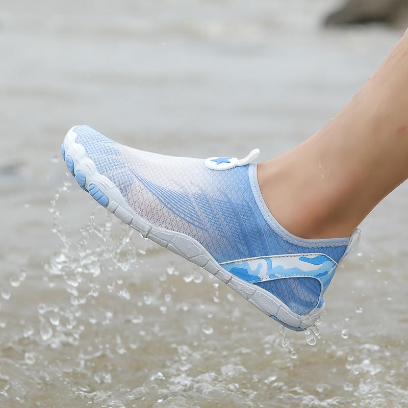 Outdoor Beach Water Shoes Unisex Non-slip Lightweight Aqua Shoes Breathable Barefoot Shoes Quick Drying Soft Diving Sneakers