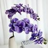 98cm Artificial Phalaenopsis Branch 3D Printing Fake Moth Orchids Green Plant  Wedding Party