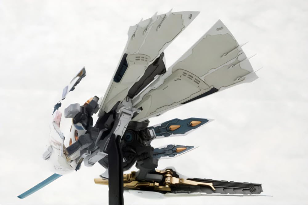 Kotobukiya Ikaruga Hitekkai Silver Chicken Scale Plastic Approximately 155mm Long [White], 1/144 Model,