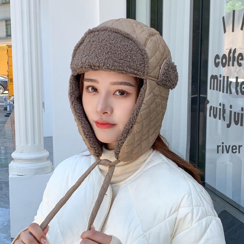 Женская теплая шапка Лэй Фэн с ушками