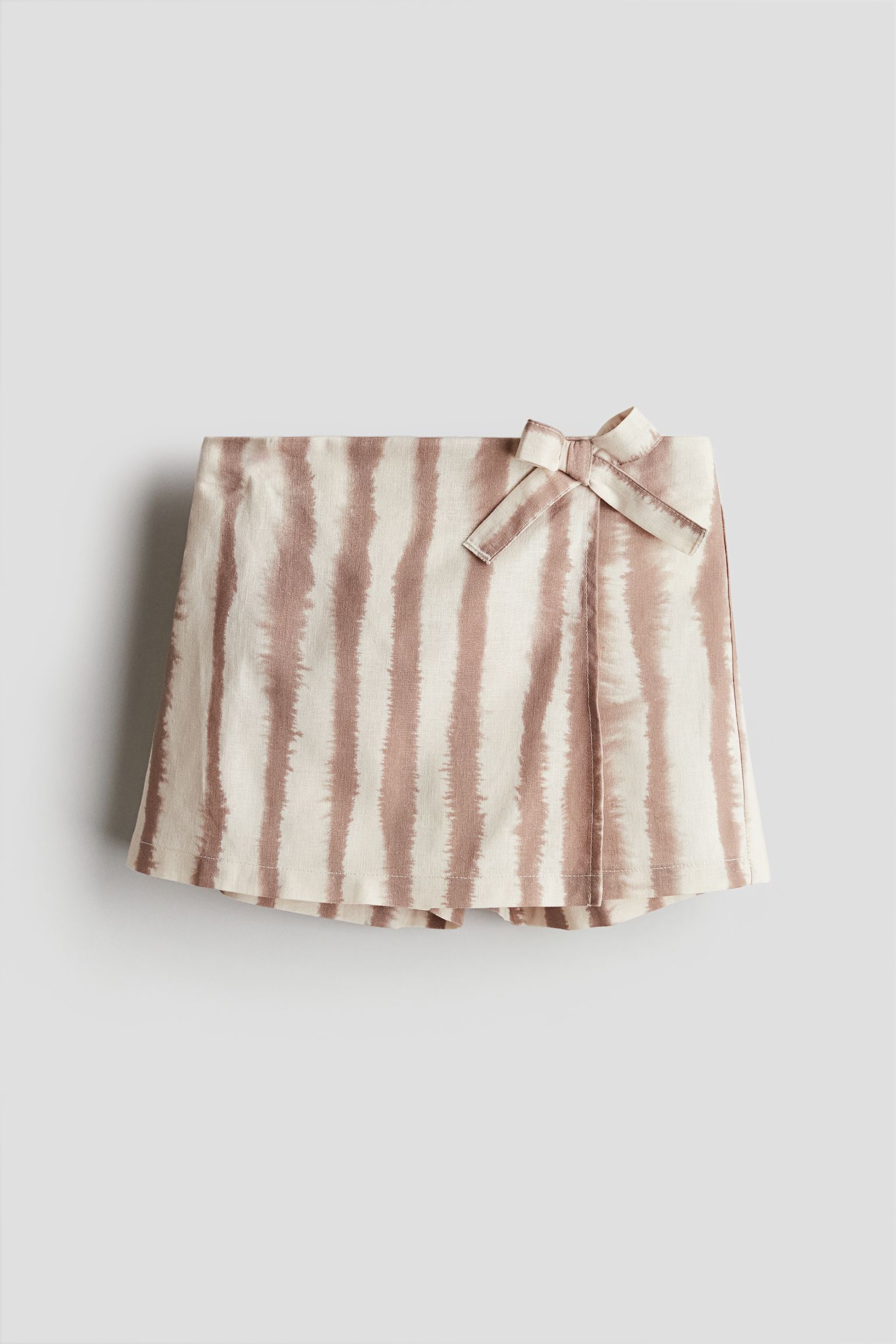 

Юбка из смесового льна с узором