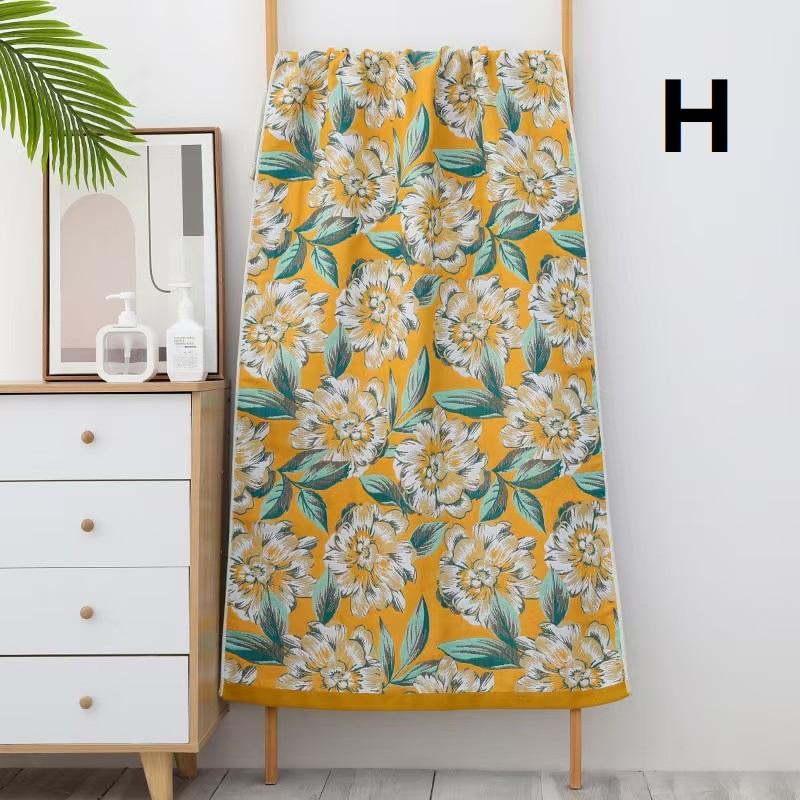 Large Gauze Towel, Thick And High-Quality Fabric (80*160Cm), 4-Layer Woven Towel, Good Water Absorption Excellent Breathability