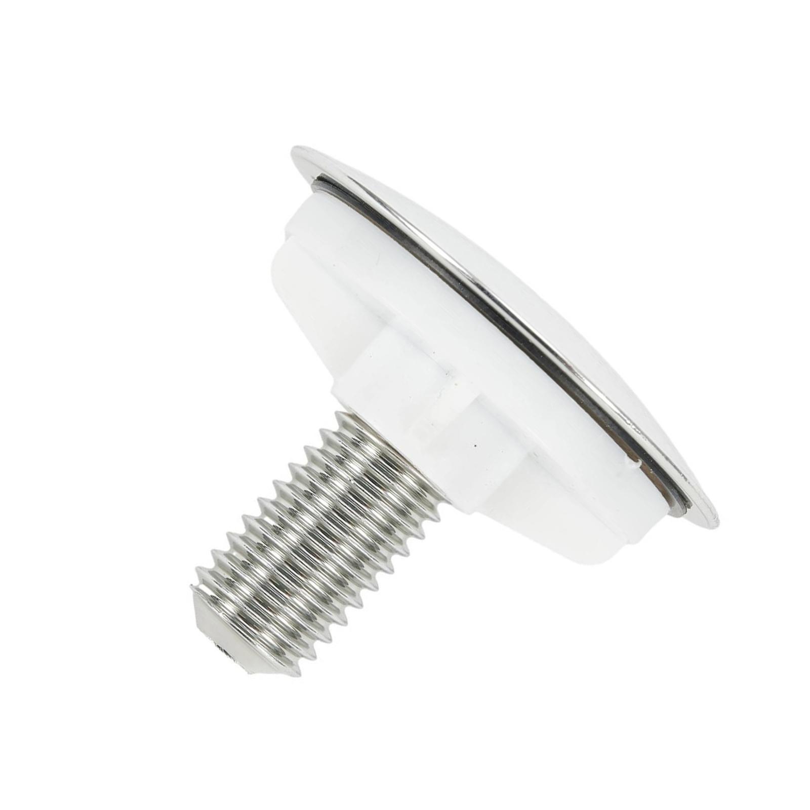 

Universal Fit ABS Plastic Sink Hole Cover Decorative Plug Silver Coated Suitable For Multiple Basin&Soap Dispenser Holes