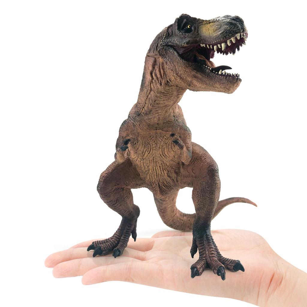 Jurassic Dinosaur Static Model Toy, Large Crouching T-Rex Solid Dinosaur Animal Figure
