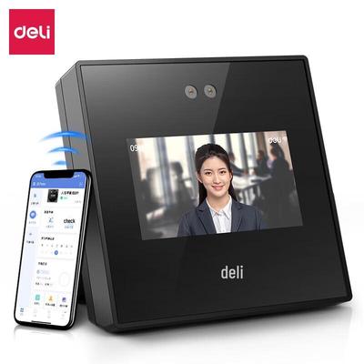Deli Smart Facial Recognition Cloud Attendance Machine CN Plug (adapter Included)