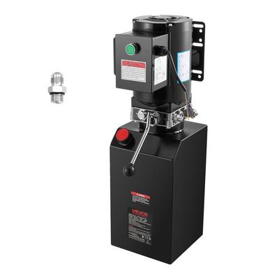 Unitate Hidraulică de Putere 14 L, Pompă pentru Basculantă din Oțel cu Acționare Simplă, Presiune Maximă de Siguranță 22 MPa & Debit 6.3 L/min