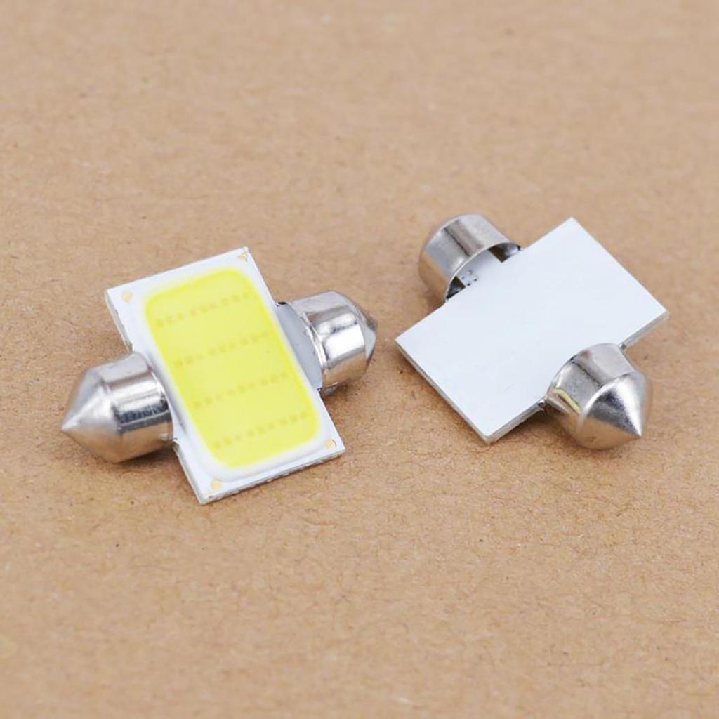 2ks 12V COB LED bílé interiérové ​​světlo pro čtení do auta, karavanu, obytného automobilu