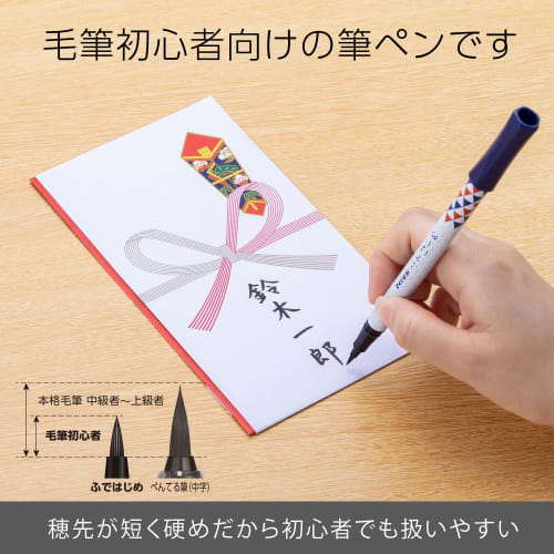 Pentel Brush Pen Pentel Fude Hajime Scale Pattern XGFD40CA2-A