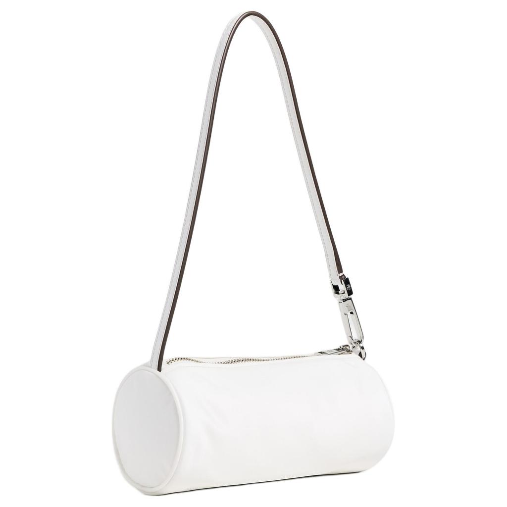 Tory Burch Virginia Mini Nylon Shoulder Bag With Silver Hardware Women bags White 169167-047