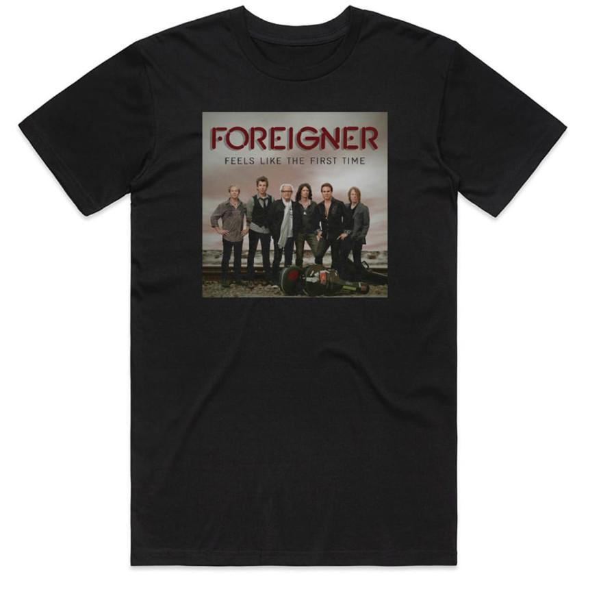 Foreigner Feels Like The First Time Album Cover T-shirt size S-5XL S