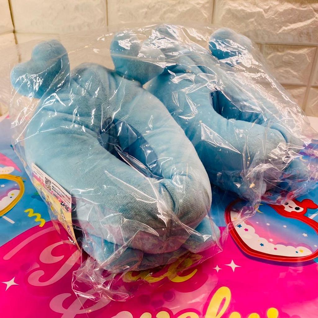 [USED] Nayeon TWICE LOVELYS Plush Slippers + Original Bag