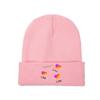 Likee App Logo Likee Heart Rainbow Graffiti Knitted Hat Women's Unisex's Beanie Winter Hats Polyester  Warm Melon Cap