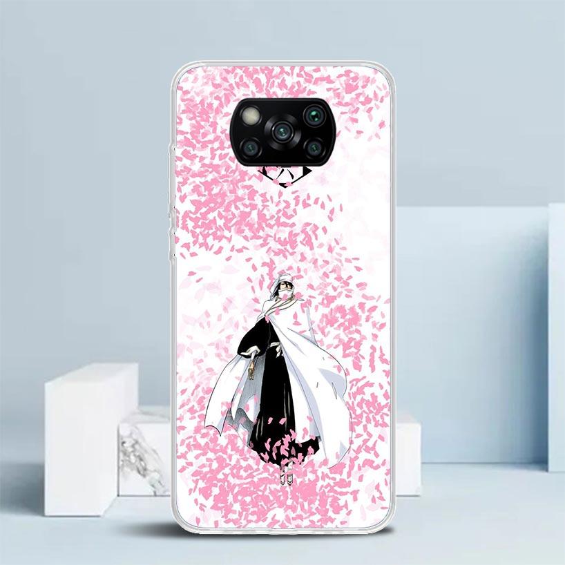 Bleach Kuchiki Byakuya Soft Cover for Xiaomi Poco F7 Ultra X7 X6 X5 Pro M7 Phone Case Redmi 15 15C 13 13C 12 12C 10 10C Print Sh