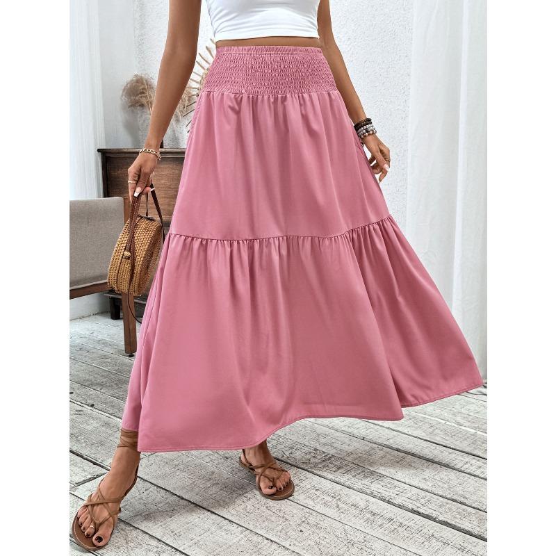 Women's Flower Pattern Print Casual Summer Spring Skirts