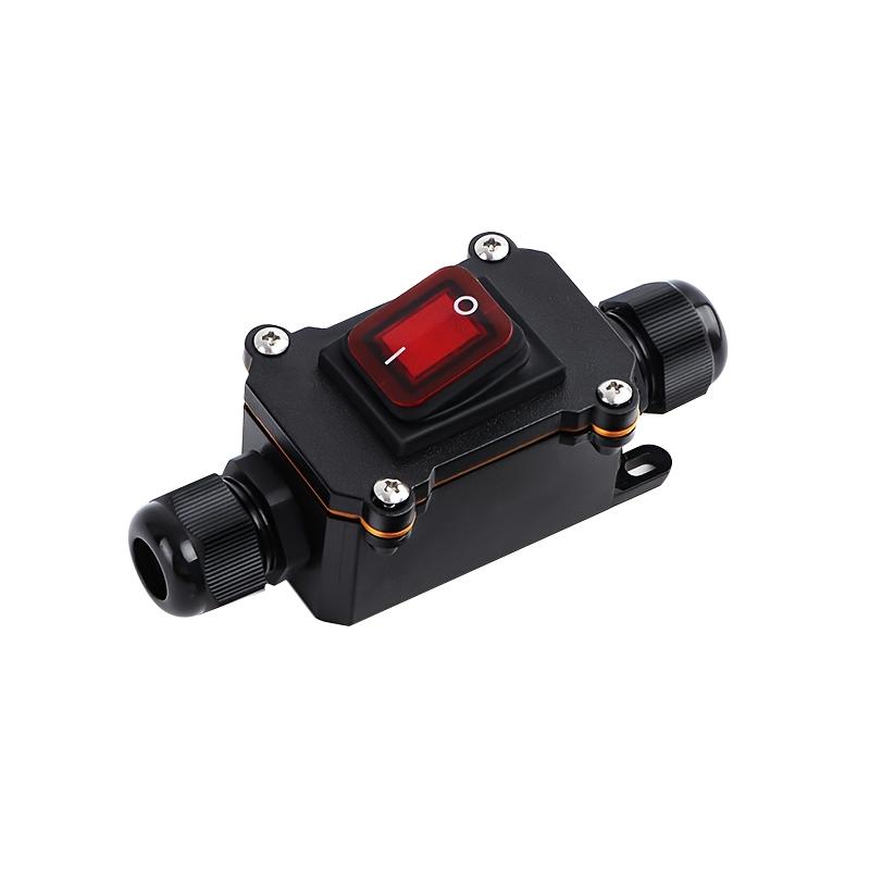 IP65 Outdoor Waterproof Ship Type Switch 220V/16/30A High-Power Dustproof Power Switch Intermediate Switch Button Switch