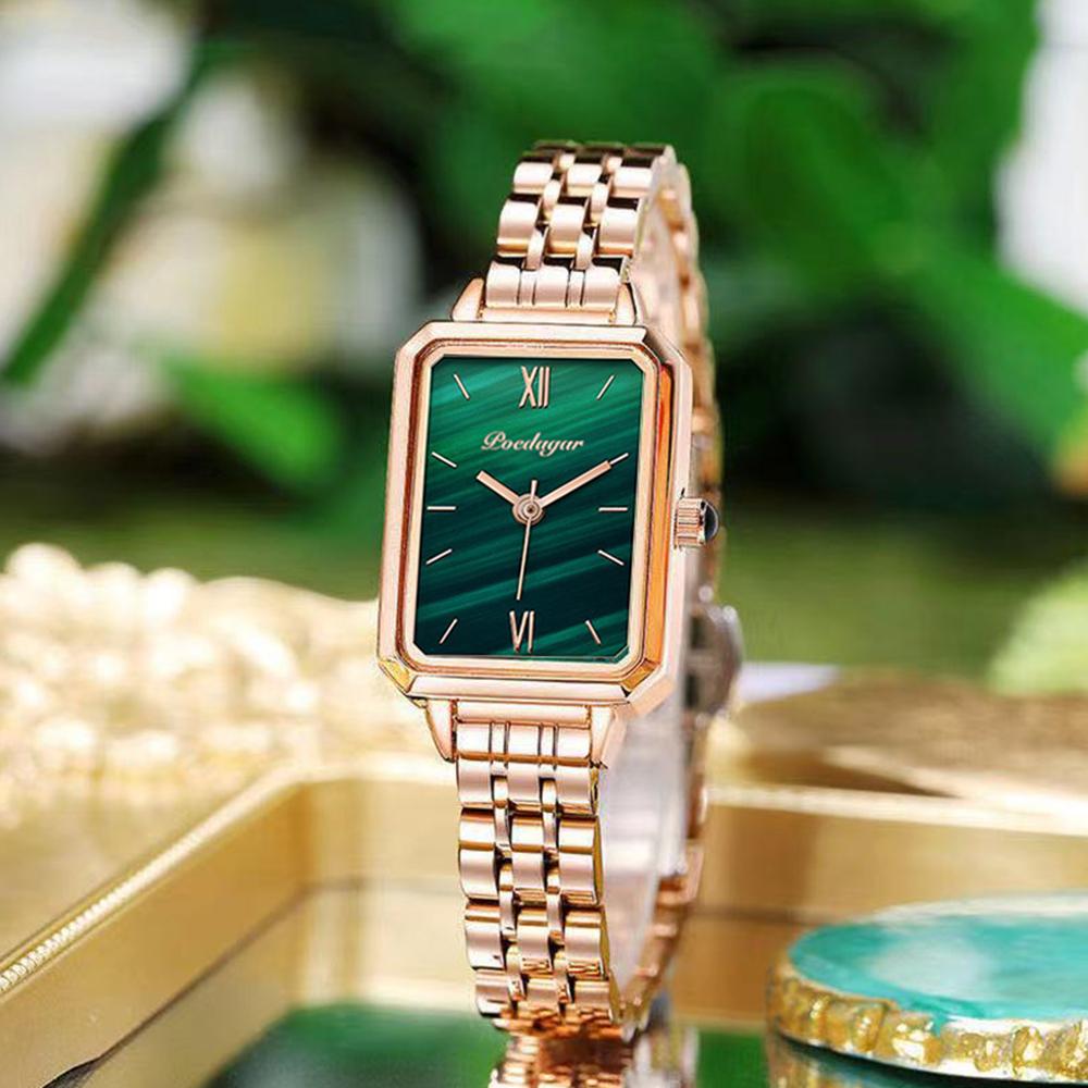Fashion Female Watches Quartz Movement High Quality Waterproof Lady Watch Stainless Steel Mesh Rose Gold Watch for Girl