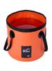 Foldable PVC Water Bucket: Portable Outdoor Camping & Fishing Bin for Multi-purpose Use