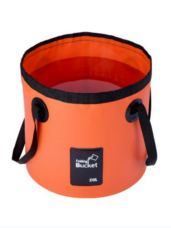 Foldable PVC Water Bucket: Portable Outdoor Camping & Fishing Bin for Multi-purpose Use