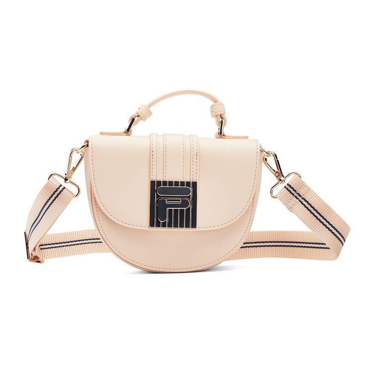 FILA Fashion Casual Polyurethane Crossbody Bag Convertible Handbag Women bags Beige F13W038121F-OR Apricot