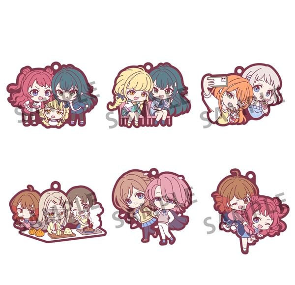 

Rubber Mascot Buddy Collection Gakuen Idolmaster 70mm PVC Rubber Mascot with Ball Chain (BOX) Approx.