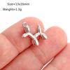 3Pcs Stainless Steel Universe Ocean Animal Pendants Charms DIY Jewelry Making Astronaut Star Bears Balloon Dog Craft Finding