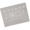 BGA Reballing Stencil Template Stainless Steel Portable High Temperature Resistant Reballing Rework