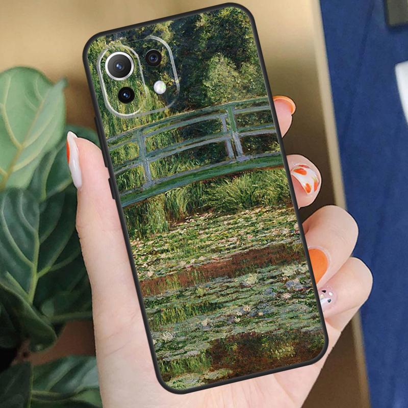 Claude Monet Case For Xiaomi 15 14 Ultra 13T 14T 15T Pro 17 Pro Max POCO X7 X5 X6 F5 F6 F7 F8 Pro Coque