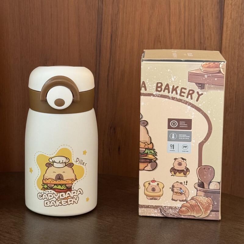 Dilabear Portable Insulated Straw Water Bottle