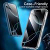 4 ks Skleněná ochrana obrazovky Pouzdro na telefon pro iPhone 17 Air 16 15 14 13 12 11 Pro Max Mini XS XR X 8 7 Plus IPones Přední kryt