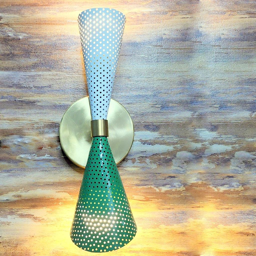 Krásné stínidlo Mash Kužel Sada 2Dvě Nástěnné svítidlo Perforované Diablo Nástěnné svítidlo Svítidlo Do Ložnice