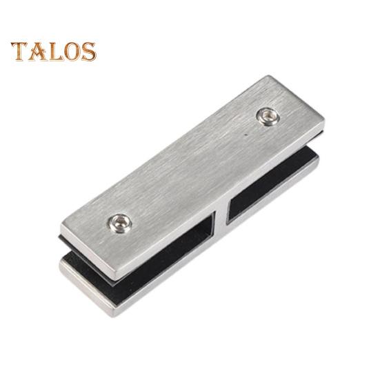 

Зажим для стекла из нержавеющей стали 304 Черный зажим для стекла для перил с резиновыми прокладками Высокая несущая способность Простая установка Современный дизайн Прибрежный C серебряный