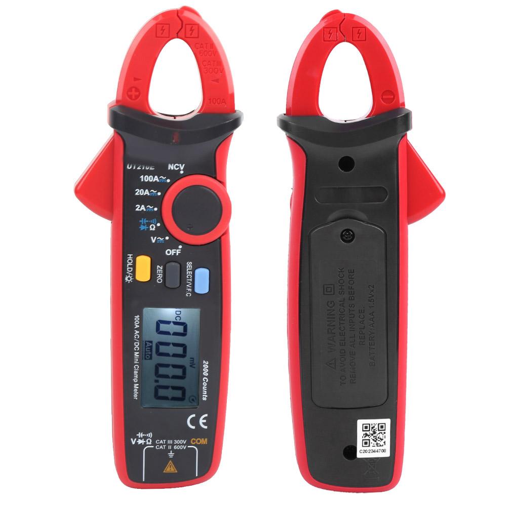 UT210E Handheld Digital Clamp Meter Multimeter Voltage Current Tester with VFC Function