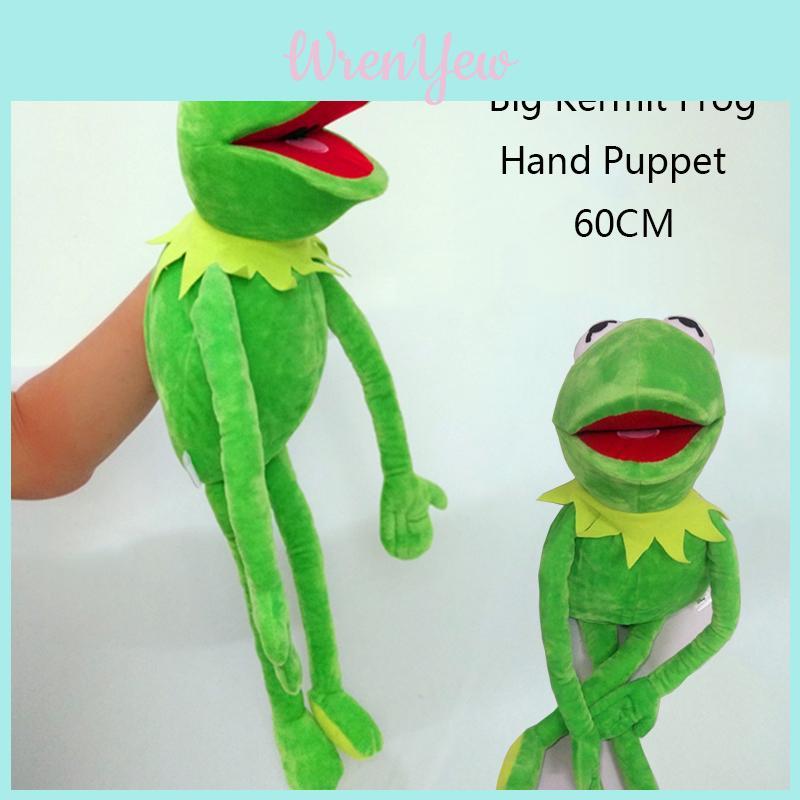 Charming 60cm Kermit The Frog Plush Hand Puppet Ideal For Kids Christmas Gifts