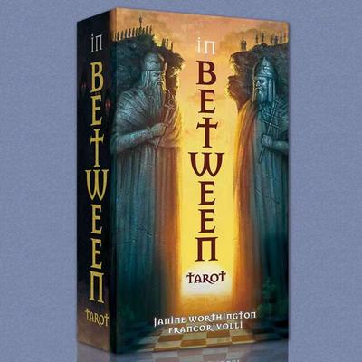 12*7cm In Between Tarot with Guidebook for Beginners 78 Pcs Cards Provides You with Fascinating Readings In A New Way