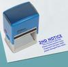 Printtoo Second Notice Past Due Self Inking Rubber Stamp Pre,Inked Office Stamp, Home Office Business Stationery, 41 x 24 mm,